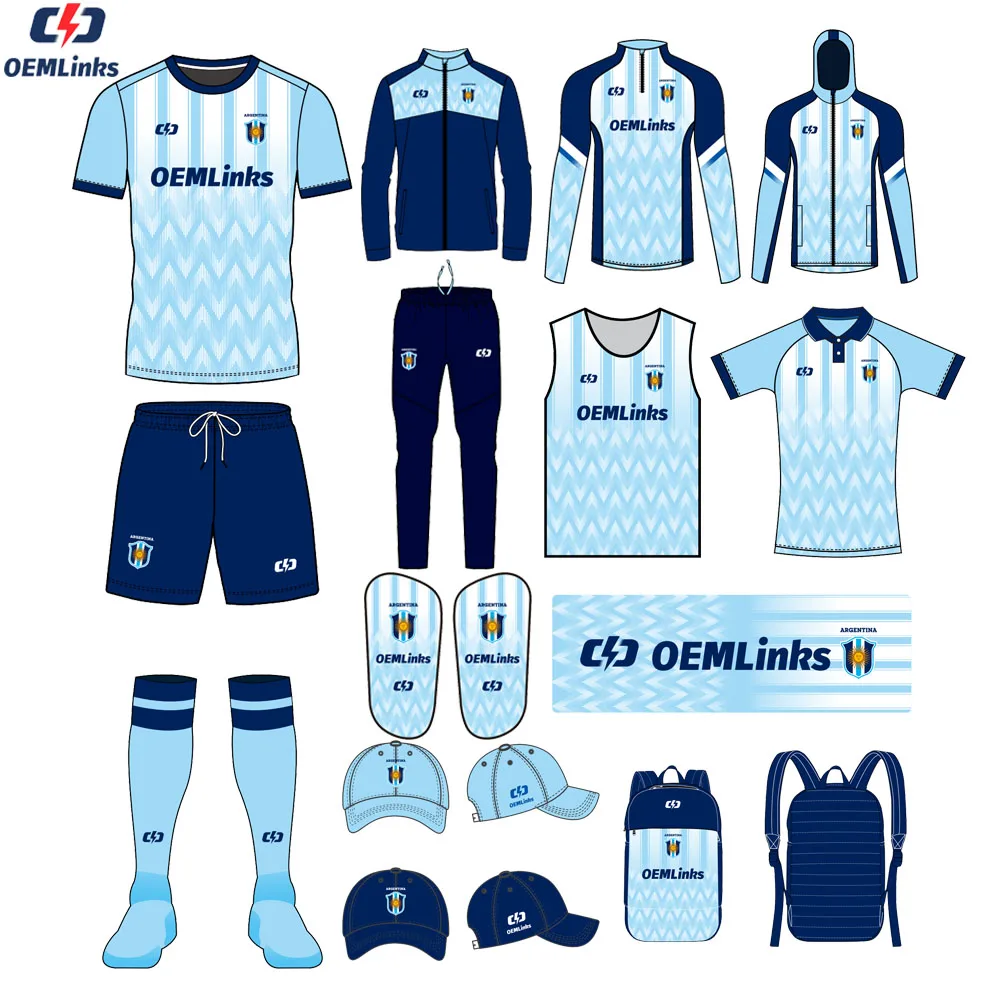 Hiheart Men's Quick Dry Soccer Jersey & Shorts Set – Breathable Football Kit With Mesh Ball Bag, Sizes S-XL