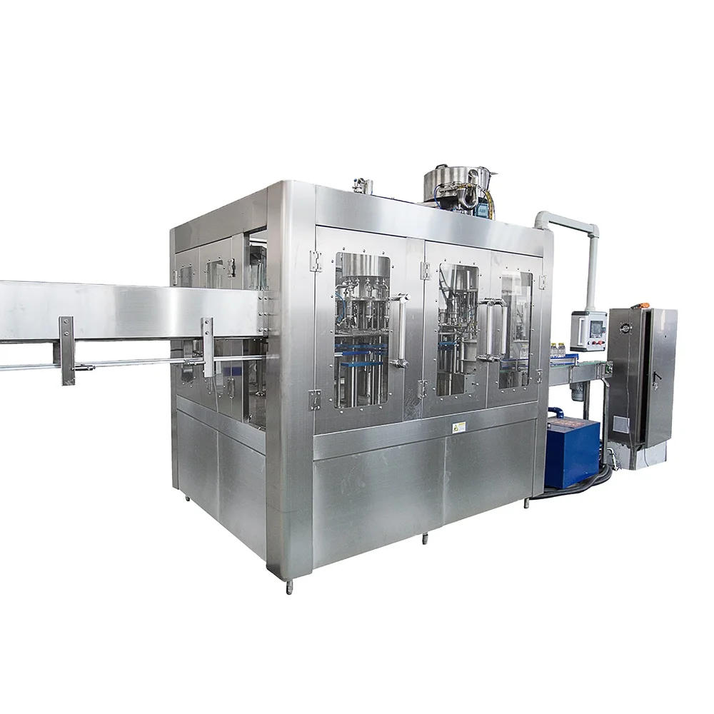 500ml 8-8-3 Water Filling Machine 3-in-1 Mono-block Auto Rinsing Filling Capping for PET Bottles