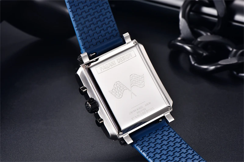 PAGANI DESIGN – nouvelles montres pour hommes, montre-bracelet carré Sport de plongée, étanche à 100M, montres à Quartz multifonctions