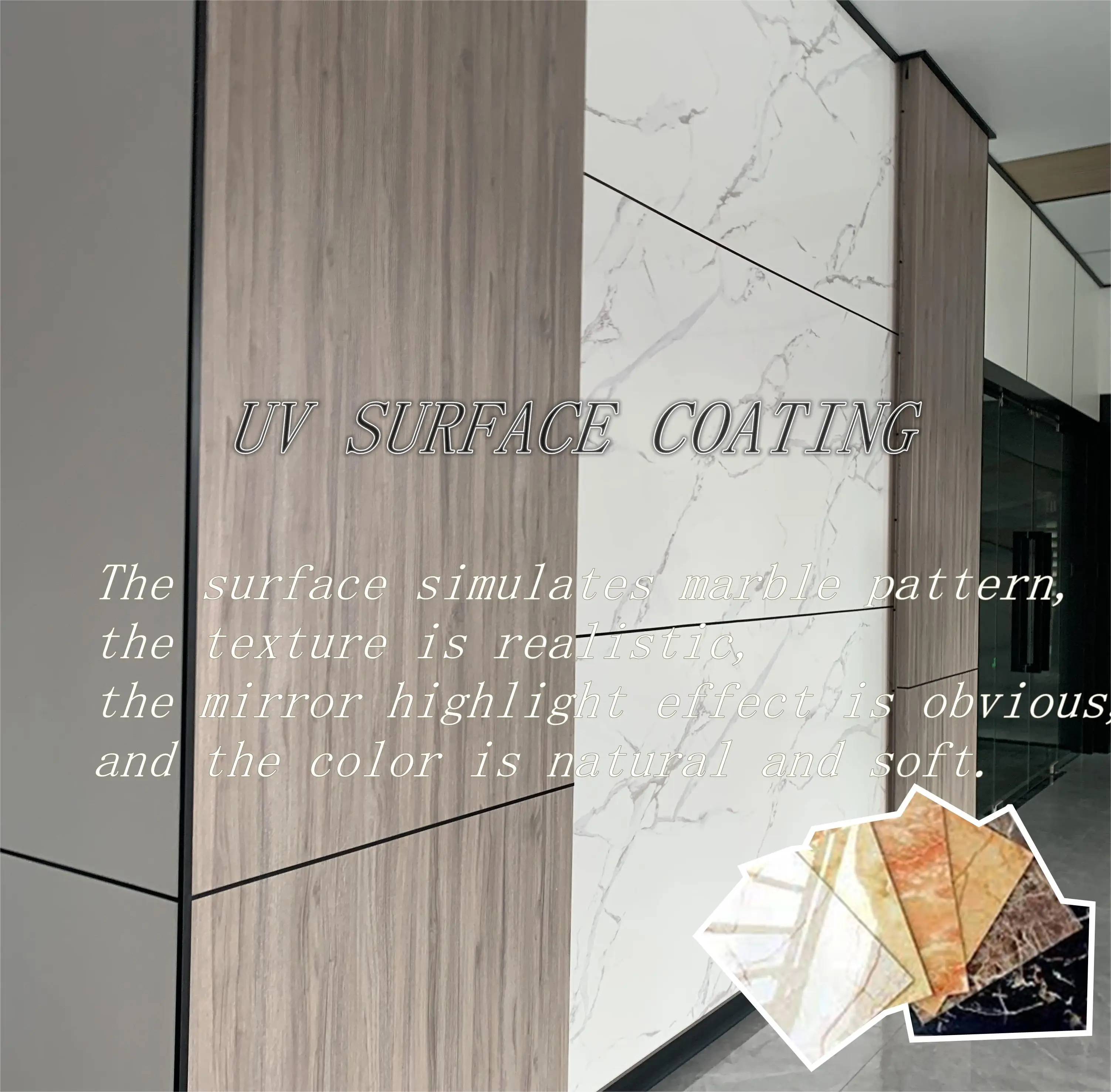 Pvc Alternative Board 1.22*2.8m 3mm Marble Alternative Pvc Uv Marble