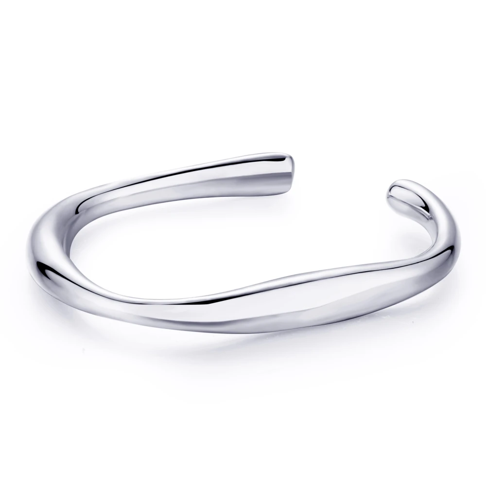 KAKODIY Simple Design Jewelry 2 Color Opening Minimal Korean 925 Sterling Silver Ring Index Smooth Adjustable Ring detail 4