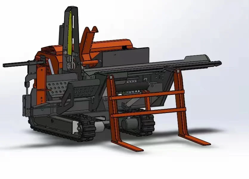 Auto Firewood Processor RoboSplitter with 6way Wedge Log Splitter