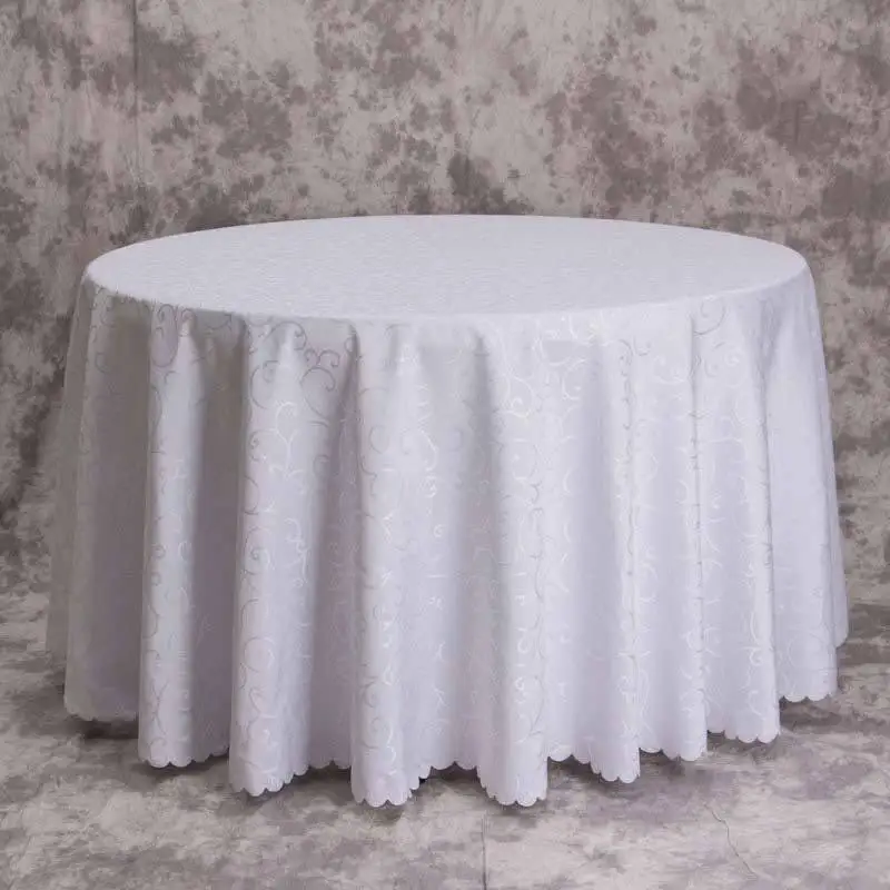 Large white champagne purple luxury wedding jacquard tablecloth floral party pink linen table cloths classic fabric targeta