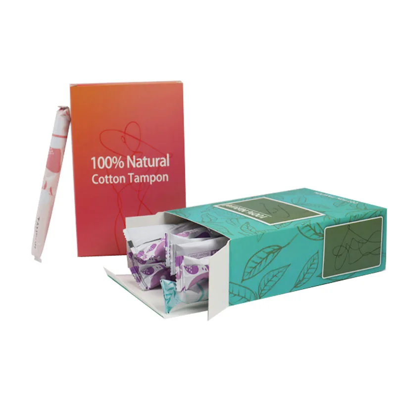 Cotton Menstrual Tampon 100 Organic Vagina Catheter Tampon Applicator