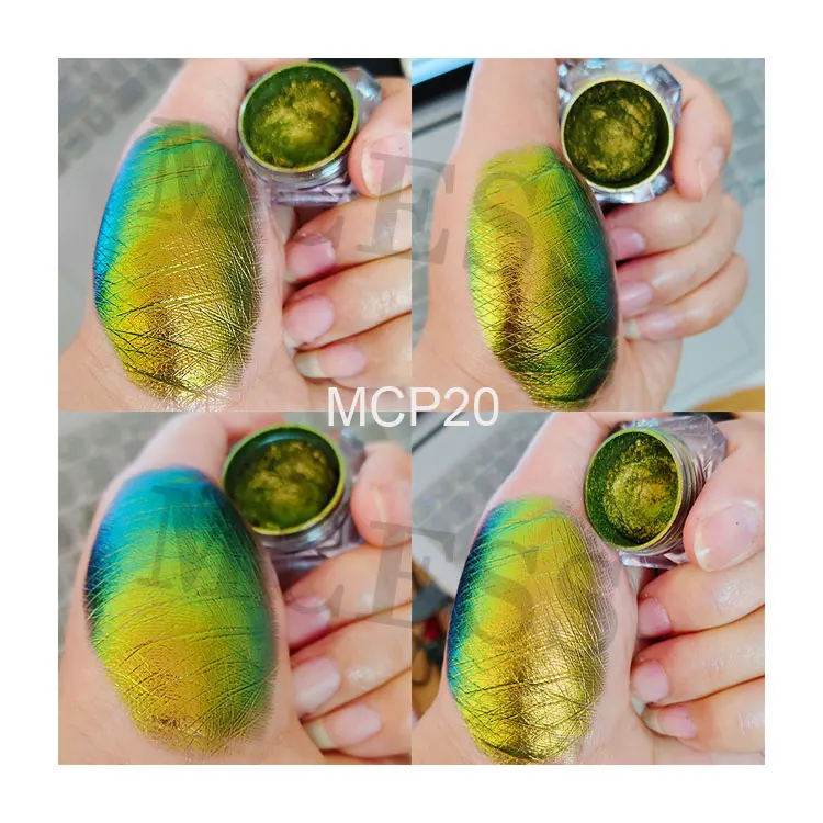 Brand Mcess FREE SAMPLES Optical Variable Ink Red to Golden Ink Chameleon Pigment Powder Heat Resistant Printing Pigment