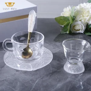 150ml 2026 Tableware Butterfly Modern Container Nordic Shop Desktop Decor Arabic Coffee Cup Set