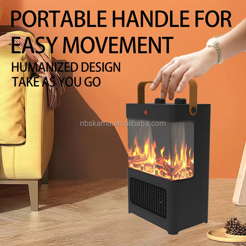 R.W.FLAME 16.5"W 3D Infrared Portable Electric Fireplace Stove,1000W/1500W,Freestanding Stove Heater & Reviews