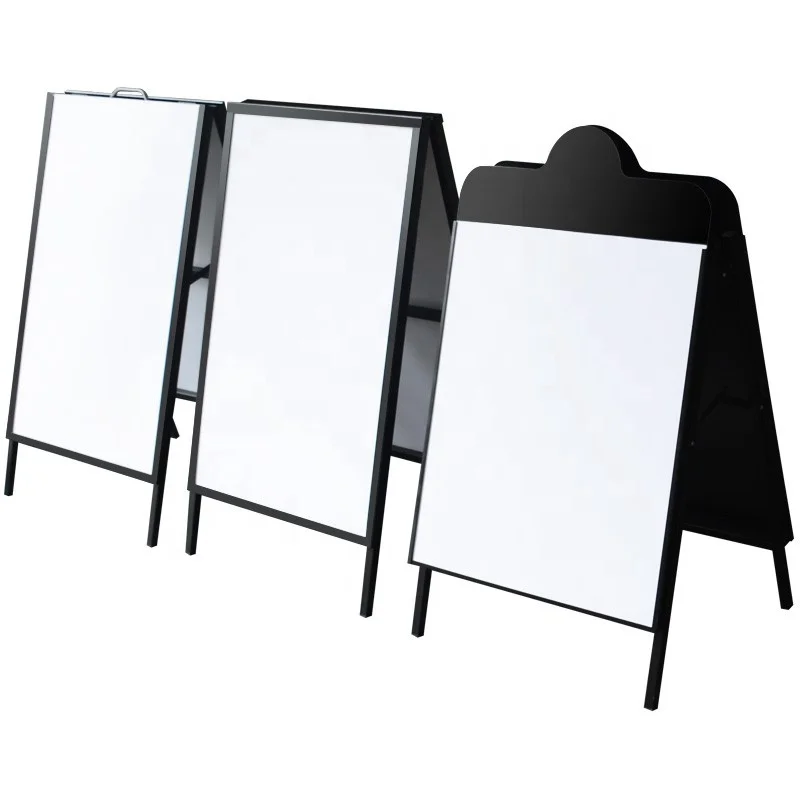 Expositor de Carteles Dobles Cara para Publicidad Marco de Tablón de Aluminio