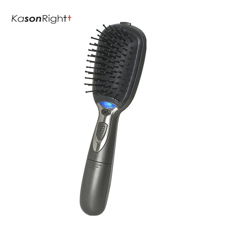 High quality CE hairbrush comb straightener negative battery ionic hair brush