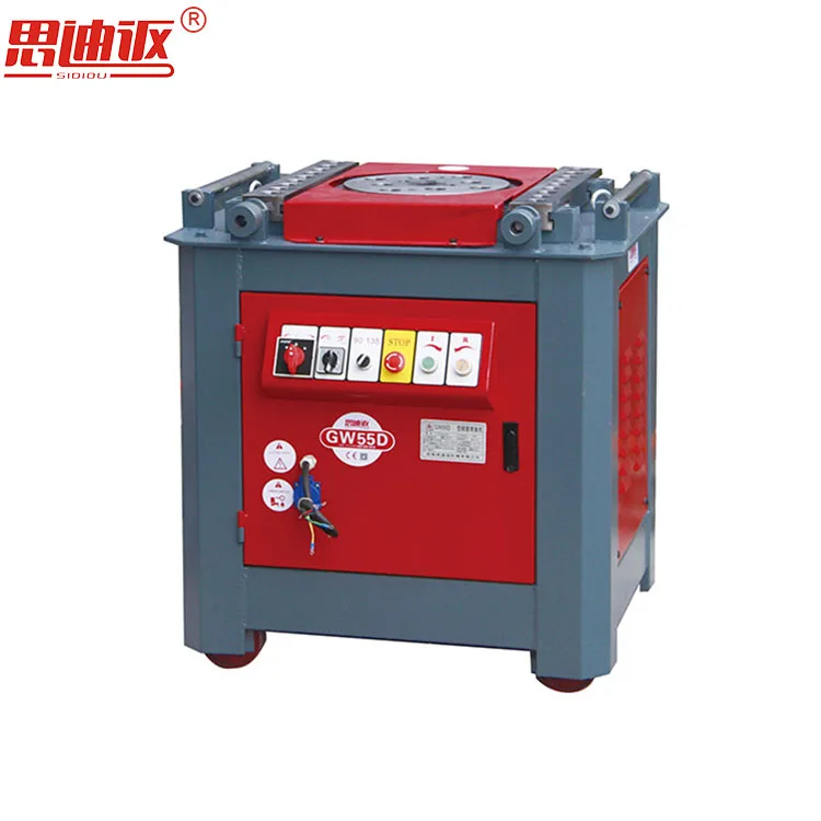 SIDIOU GW45D Reversible Switch Small Carbon Steel Bar Bending Machine Low Price Rebar Bender with Motor Core Component