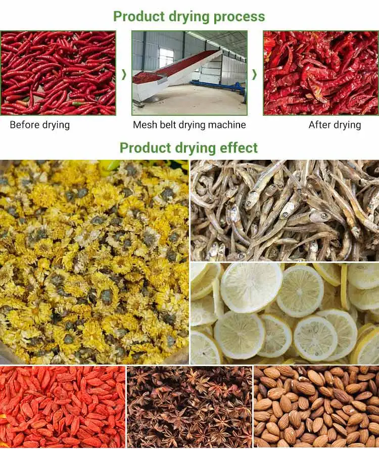 Commercial Cayenne Pepper Silkworm Cocoon Pistachio Peppermint Yam Meat Rose Flower Betel Nut Vanilla Drying Machine