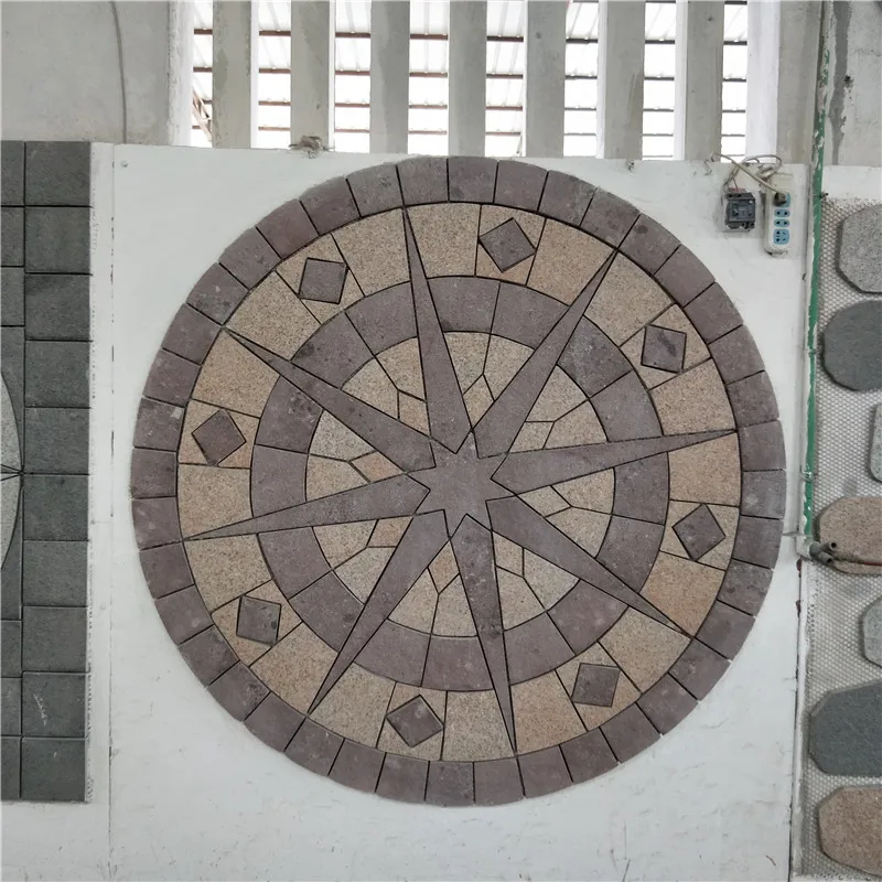 product outdoor ground flooring decoration red and yellow granite pattern natural paving stone landscape stone-1