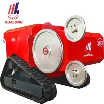 Hualong機械HCSJシリーズクローラーワイヤーソー鉱山寸法サイズ