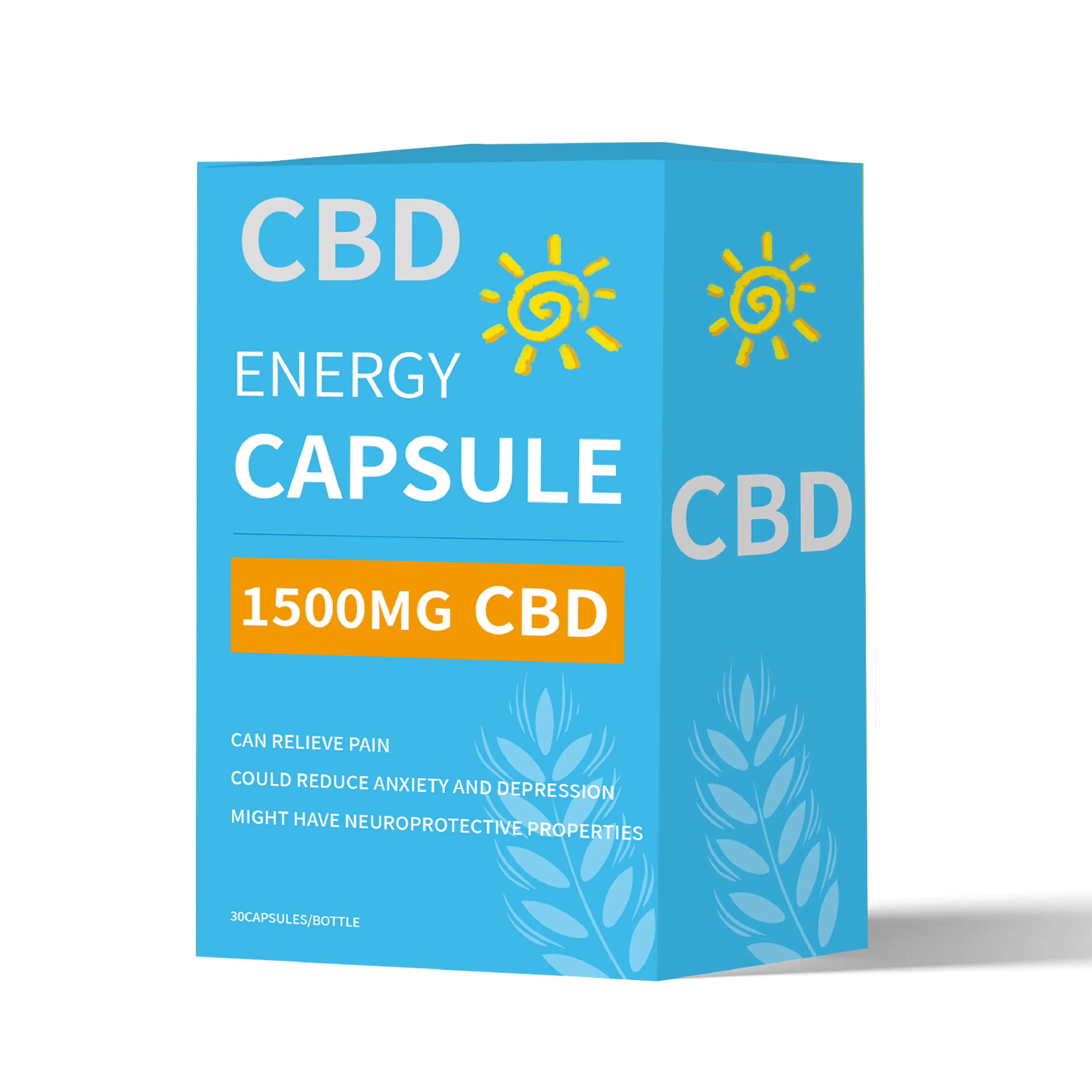 
 Lifeworth полный спектр куркума куркумин cbg 30% капсулы конопляного масла cbd  