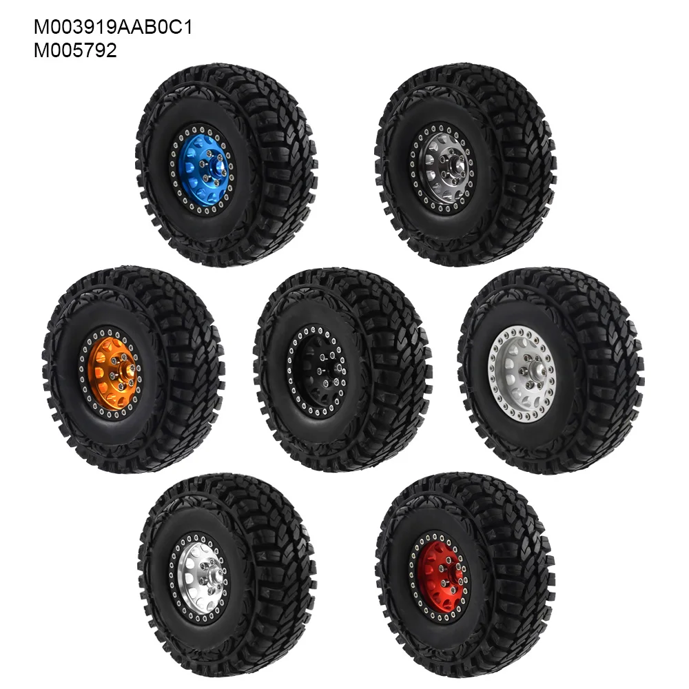 Оригинальный металлический 1 9 дюймов колесные диски ступицы резиновые шины набор для осевой TRX-4 1/10 RC гусеничная модель автомобиля запчасти