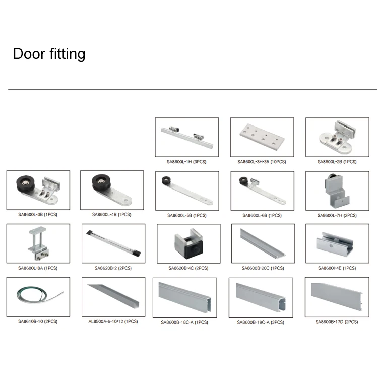 Hdsafe 812mm Frameless Glass Door Office Kitchen Interior Door Partition Wall 4 Panel