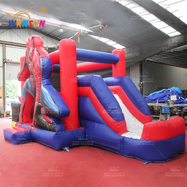 Castillo Inflable De Spiderman Para Saltar,Casa Hinchable De Nuevo ...