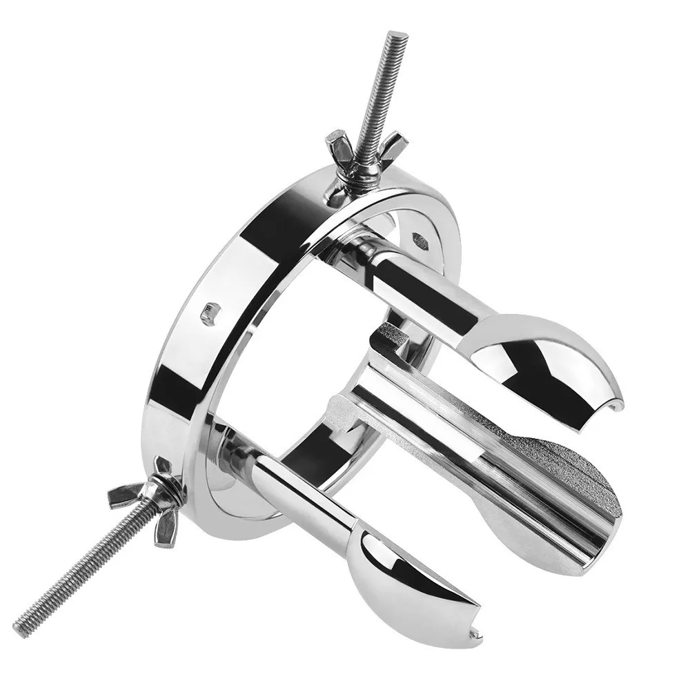New Sex Toys Metal Rear Court Peep Anal Reamer Reamer Hollow Expander Anal Plug Manufacturers Wholesale