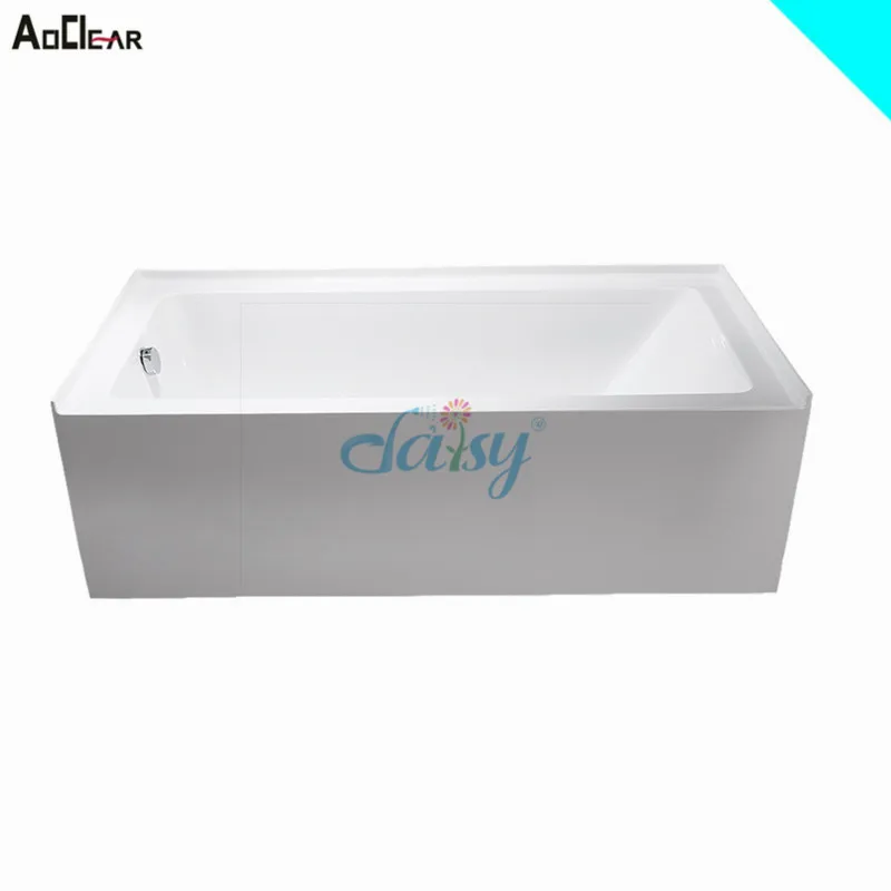 A Aoclear C 464 R 80 150 53 White One Piece Bath Wall Mounted Aqua Apron Acrylic Bathtub With Overflow Buy Acrylic Bathtub Bathtub With Overflow Apron Bathtub Product On Alibaba Com