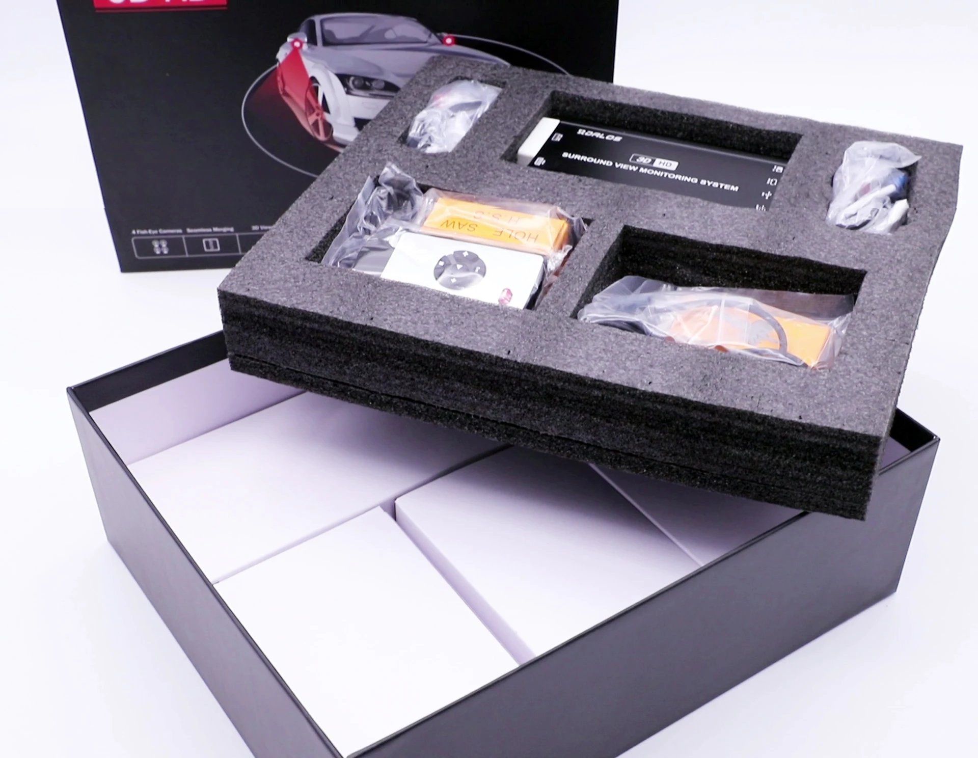 360 Degree Van Camera System in 3D for Surround View with Integrated DVR