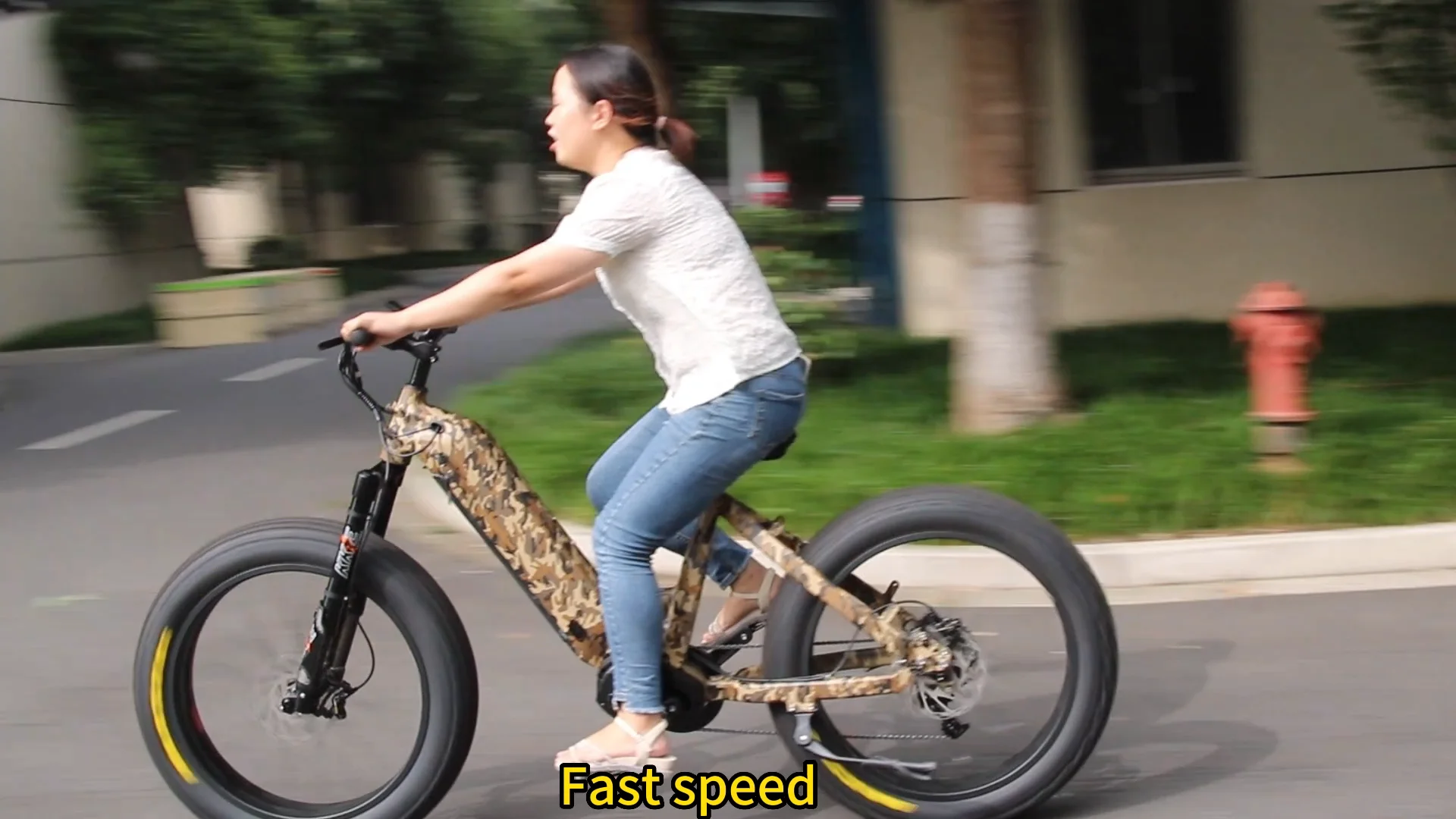 Step Thru Electric Road Bike Fat Tire Hybrid Ebike 1000w Bafang Mid Motor 48v 30ah Sam Sung Li