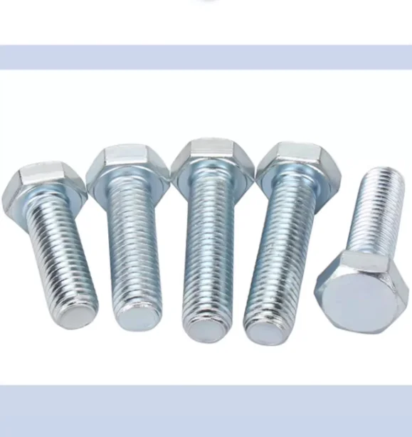 product factory wholesale price and high quality din933 zinc plated carbon steel bolts hex bolts for building industry-63