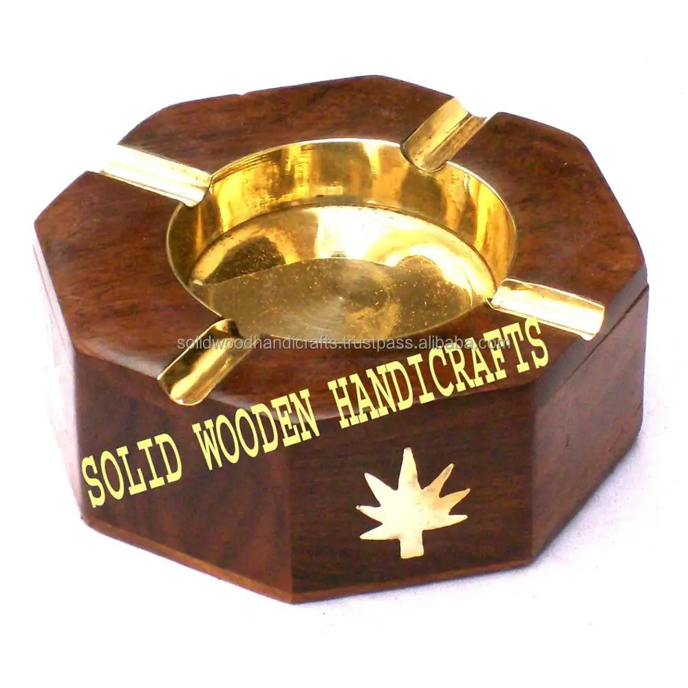 Latest With Charming Design Unique Hand Carved Ashtrays Box With Low Price And Customized Size