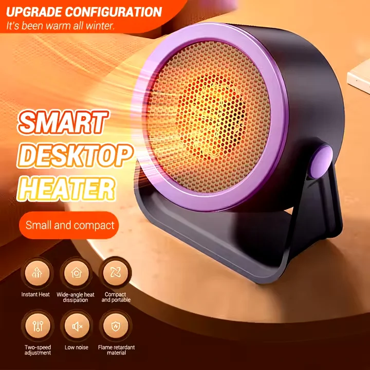 Beautiful Premium Color Matching Desktop High Power Heater Home Small Quick Heating Heater Office Bedroom Mini Electric Heater 2