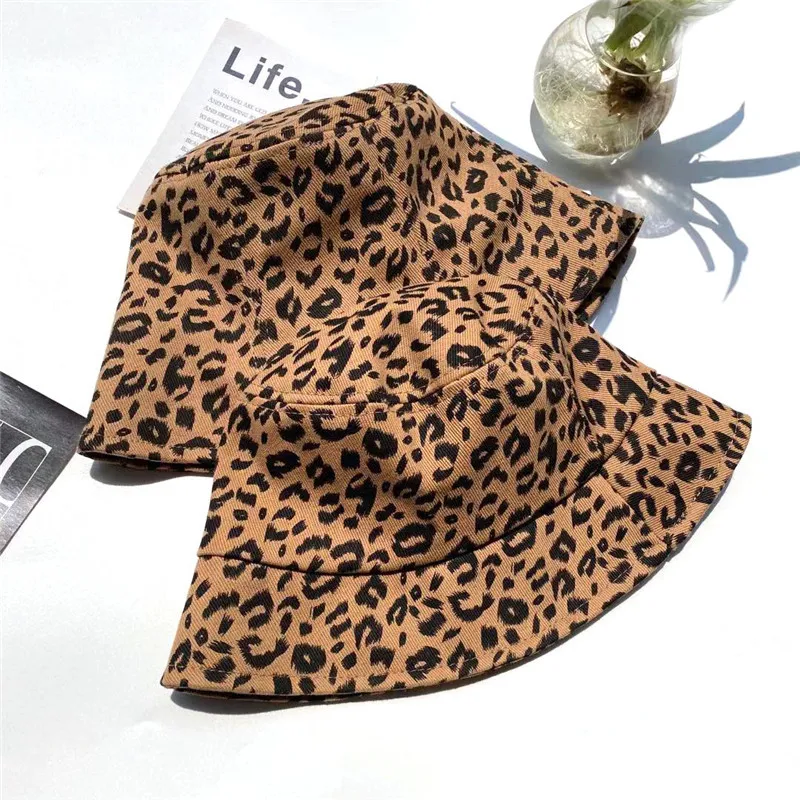 Wholesale Leopard Print Bucket Hat 