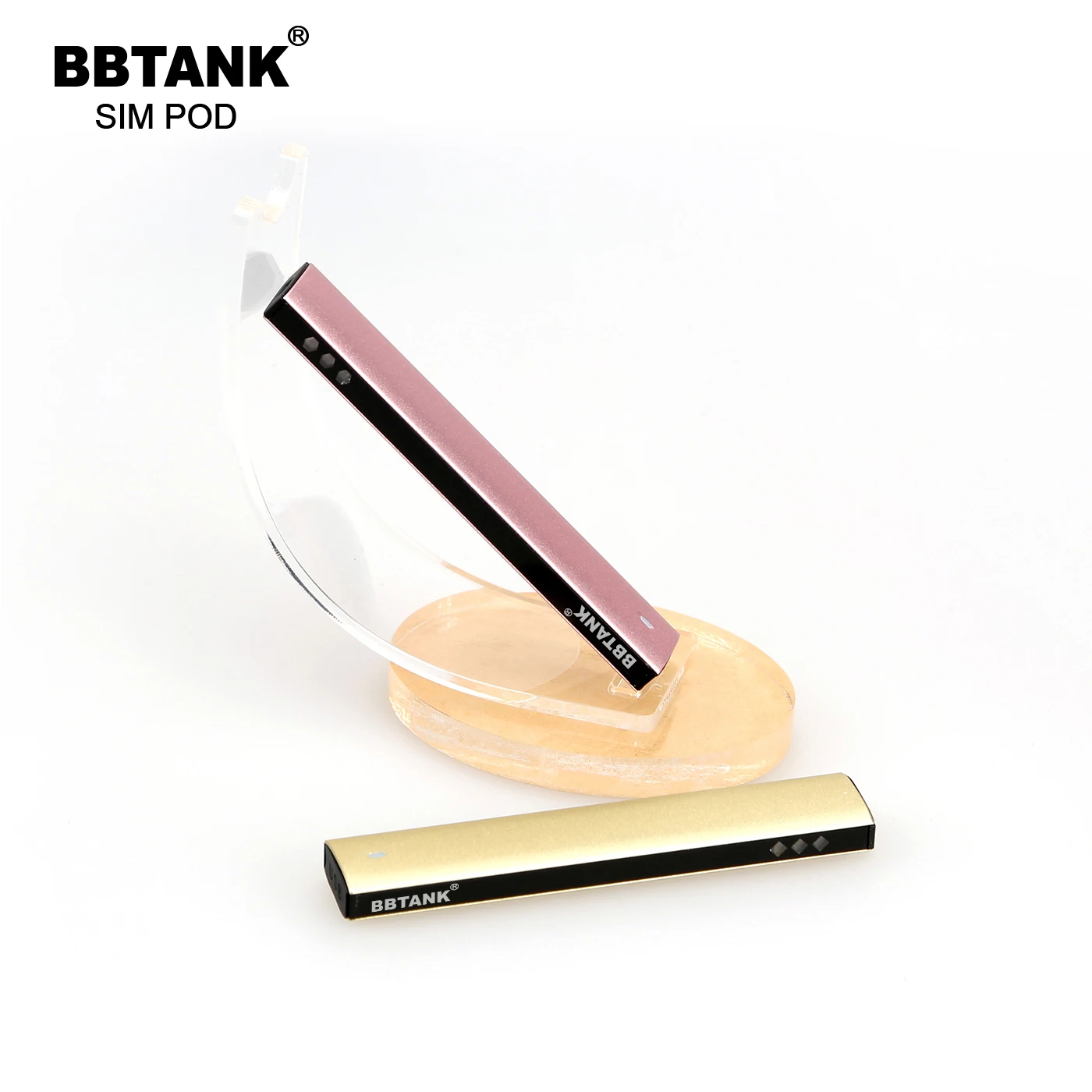 Оптовая продажа из США Модный тонкий дизайн bbtank vape pods cbd перезаряжаемый керамический нагревательный картридж 1 мл толстый масляный картридж