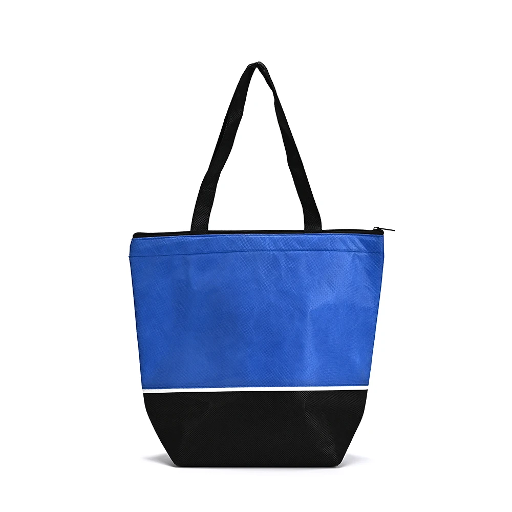 Custom Eco-Friendly Reusable RPET Material Foldable Tote Shopping Bag Fashionable Grocery Shopping Gift with Custom Logo details