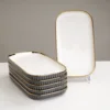 10inch vertical rectangular plates (gray) * 6 pieces