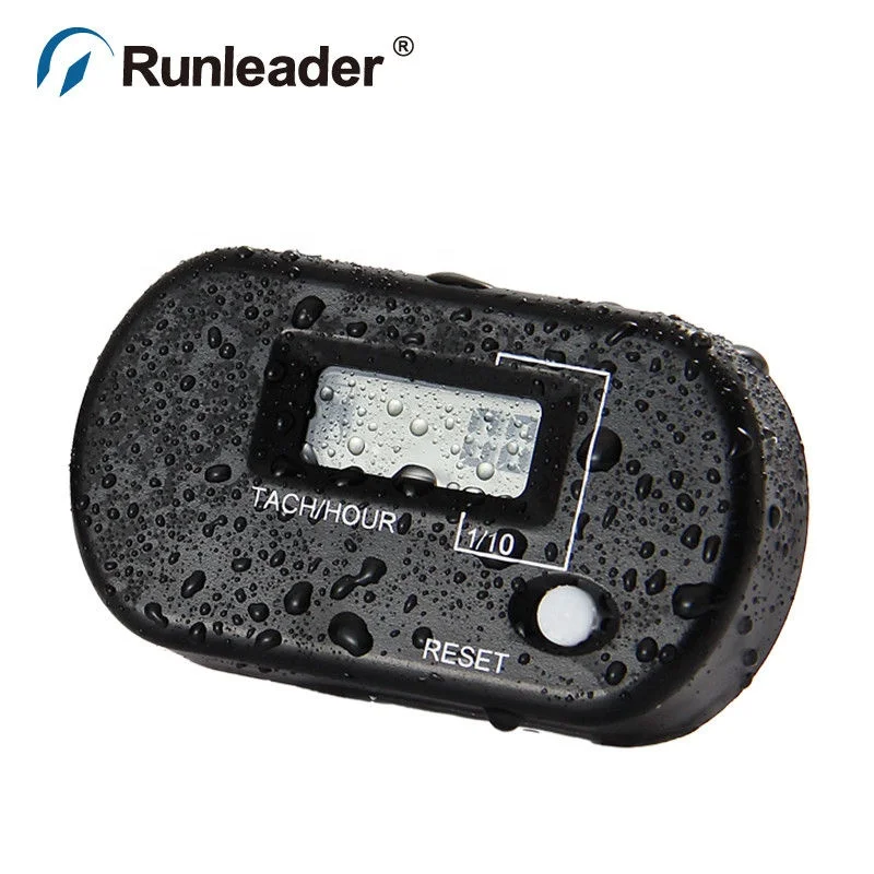 Runleader Digital Inductive Tachometer Hour Meter for Motocross Snowmobile ATV Dirt Bike Snowblower Tractor Marine Lawn Mower