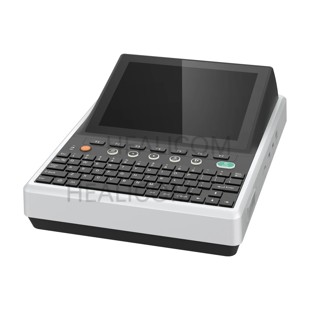 HE-12B 12 Channel 12 Leads Big Touch Screen Digital Electrocardiogram ECG Machine