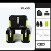 Bauletto nero da 57 litri [fodera+schienale]+30 litri nero