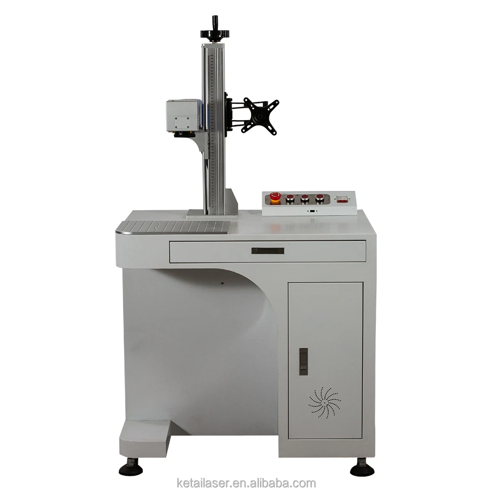 30w Fiber Laser Marking Machine with Conveyor Belt