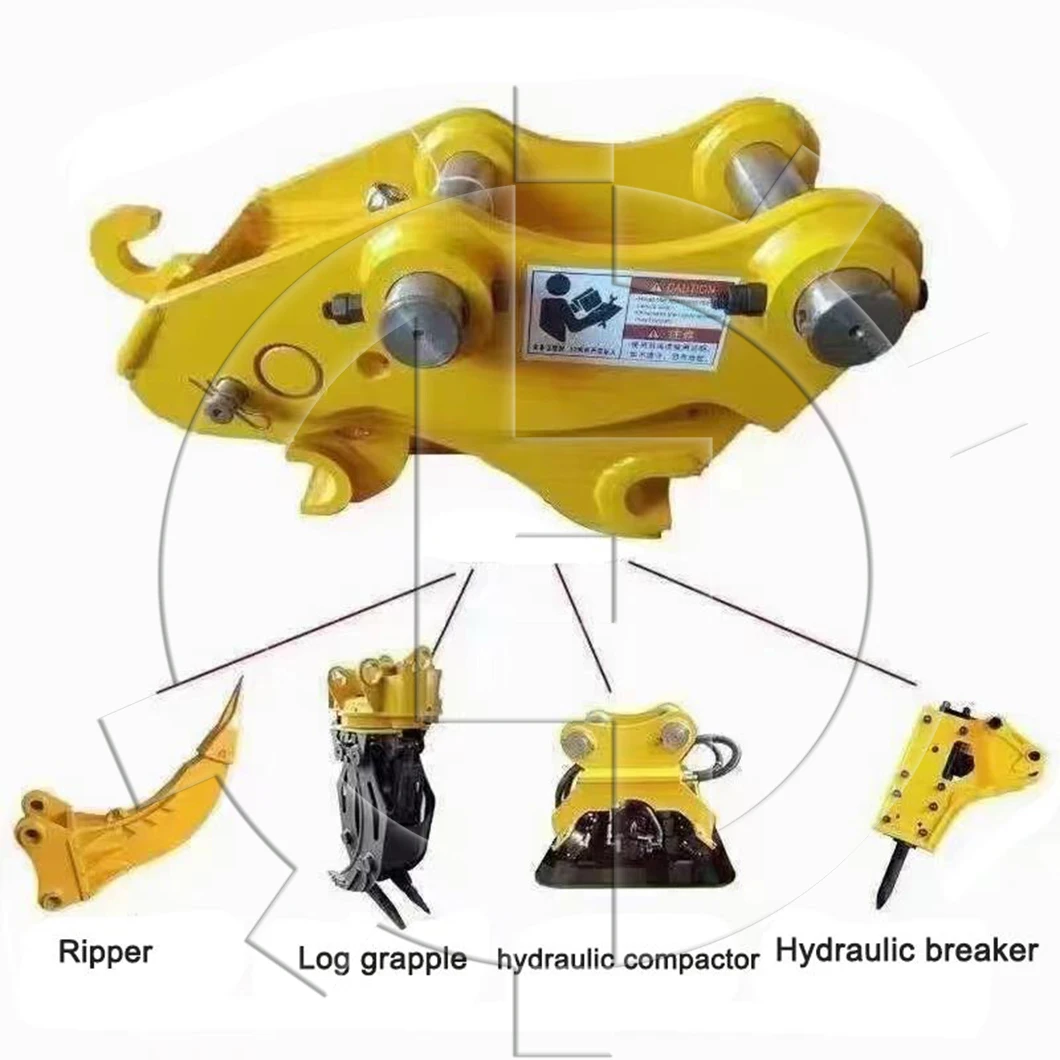 PC200 EC210 EC200 ZX200 SK200 JS210 320C Hydraulic Hammer Excavator Attachment Quick Hitch Coupler Connector for Excavator Parts
