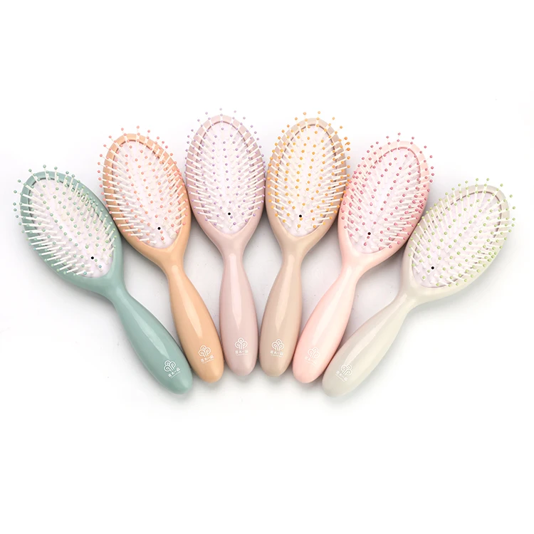 Household  Customized Plastic Massage Comb Soft Round Hairdressing Comb Makeup Bath Air Cushion Comb