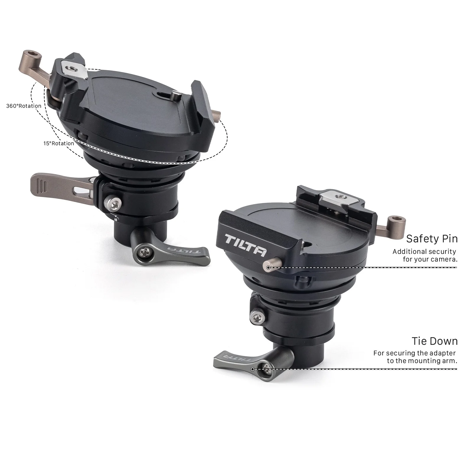 Tilta GSS-T01-QPA Manfrotto Quick Release Plate Adapter for Tilta