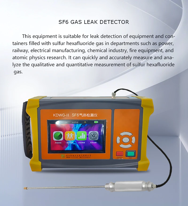 Portable Sf6 Gas Analyzer Handheld Infrared Sf6 Gas Leak Detector - Buy ...