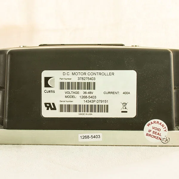 Curtis Motor Controller 1264 Model Number 48v 400a