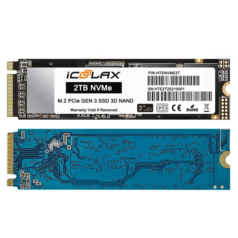 ICOOLAX M.2 Nvme SSD - 256GB High-Speed Solid State Drive