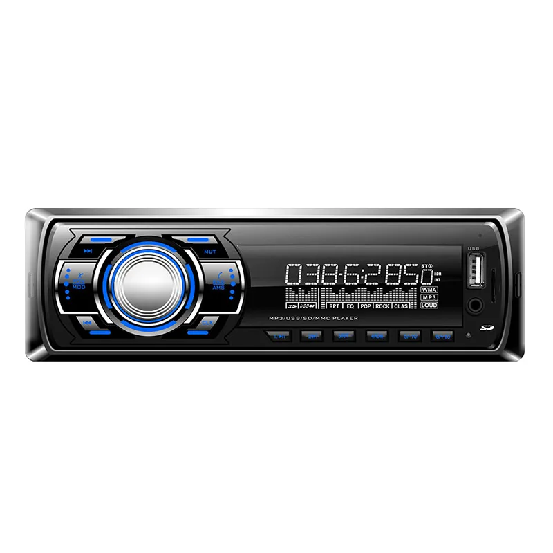 Nuevo Estereo Para Auto Reproductor Multimedia Digital De MP3 Para Coche De Am Con BT Puerto USB Y Ranura Para Tarjeta SD