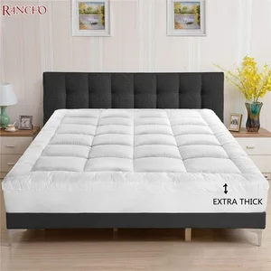 Hot Sale Quilting Cooling and Heating Mattress Pad with Fitted Pocket Breathable Fabric Quilted Mattress Pad