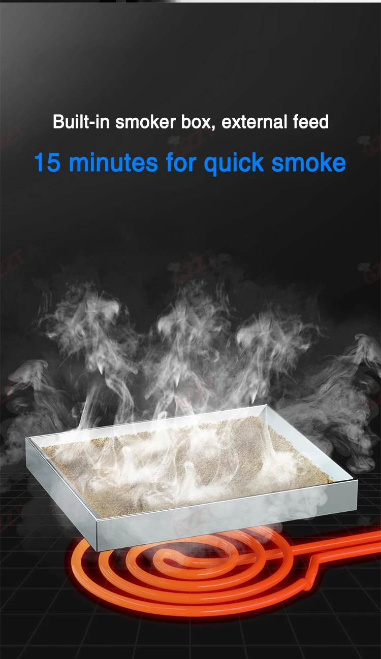 Commercial Bbq Smoker Industrial Food Smoker Smoke House Fish Gas Oven