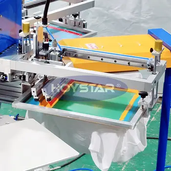 4色カルーセル式シルクスクリーン印刷機、自動Tシャツシルクスクリーン