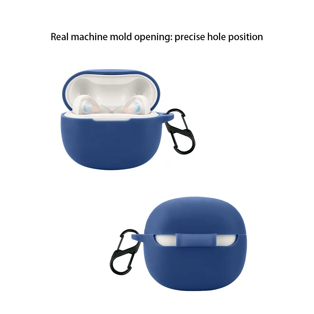 Wholesale Silicone Case Wireless for Skullcandy RAIL,Headphone Wireless  Earbuds Protective Case with Keychain Buds case