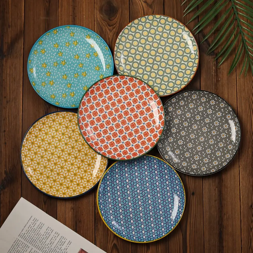 Hot Sale Multi Size Customized Dinner Plate Household Porcelain Dining