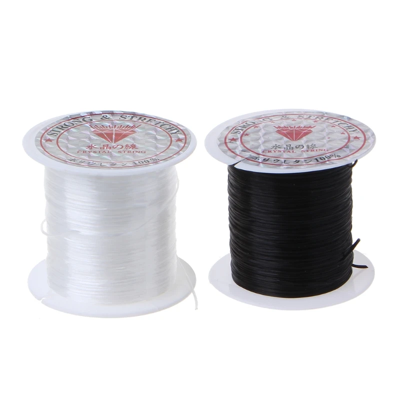 393inch/Roll Strong Elastic Crystal Beading Cord 1mm for Bracelets