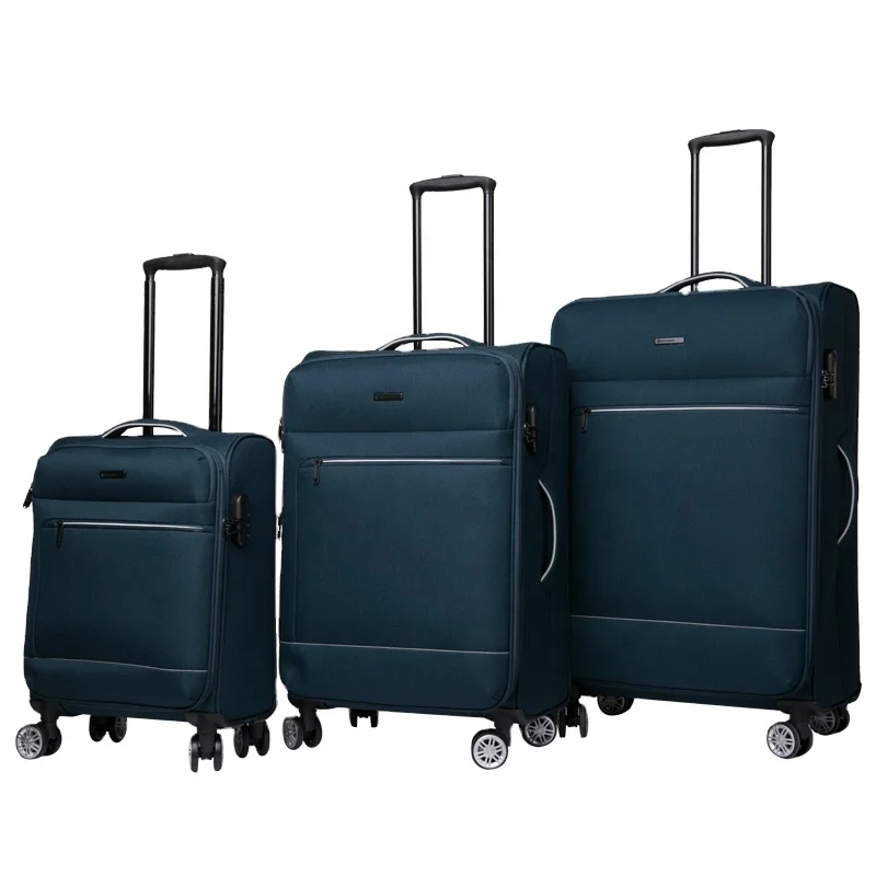 Trolly New Design Valise De Voyage Lightweight Soft Luggage Set 20/24 ...